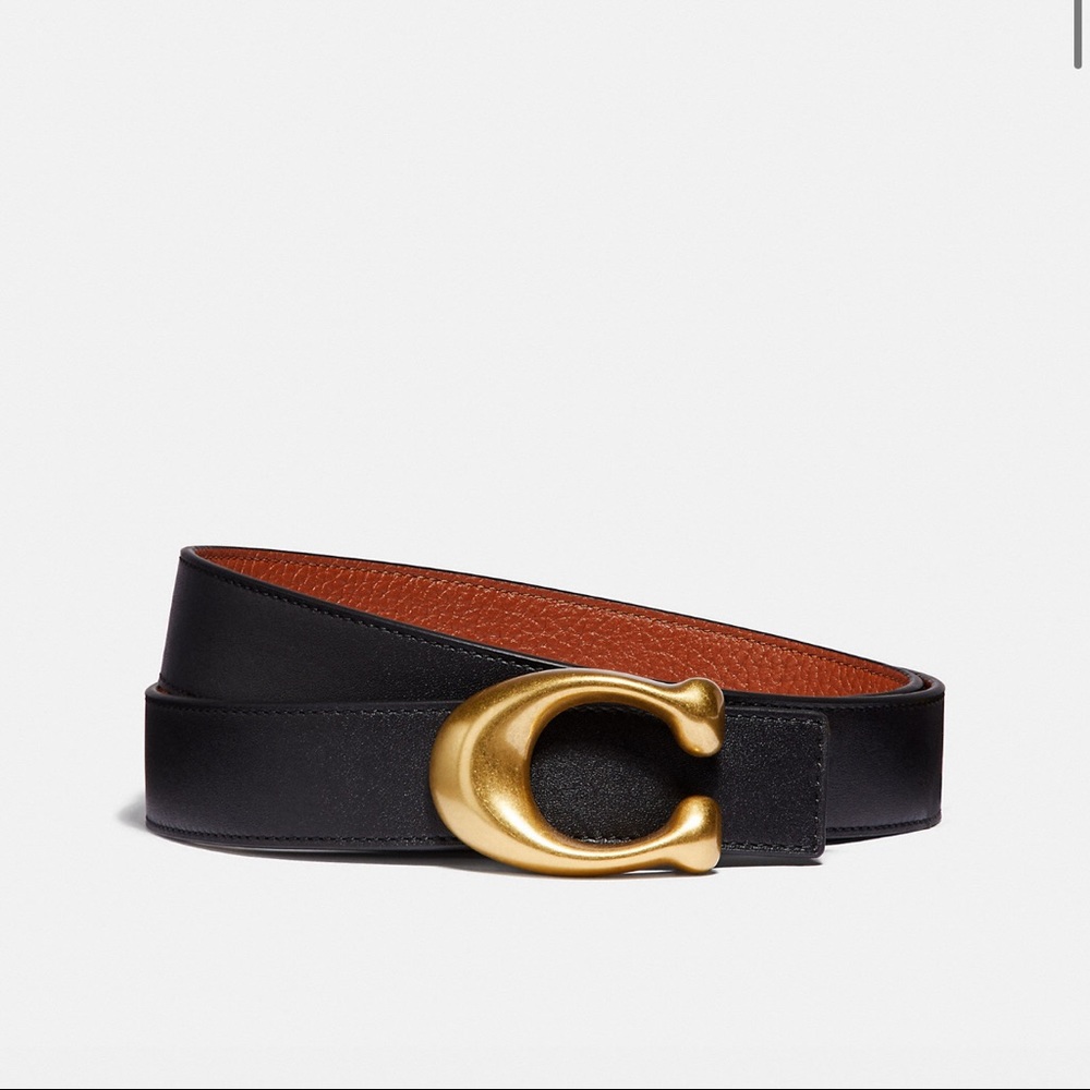 Signature Buckle Reversible Belt XS